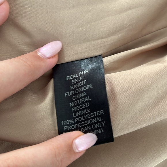 Adrienne Landau Real Rabbit Fur Vest - Picture 3 of 3